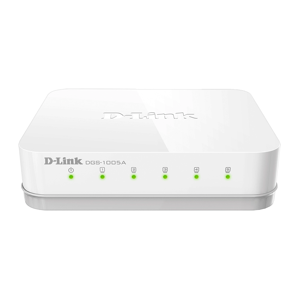 D-Link Desktop LAN Switch 5 Port Gigabit DGS-1005A view 2